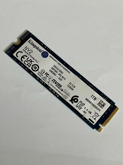 Solid State Drive (SSD) Kingston NV2  1TB PCIe 4.0 NVMe  M.2