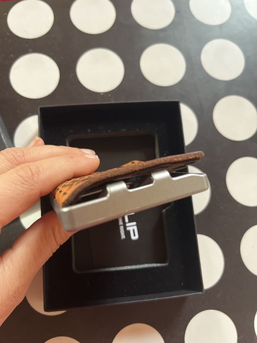 I-CLIP Original Beach Club "Sandflower"  Портмоне от Естествена кожа