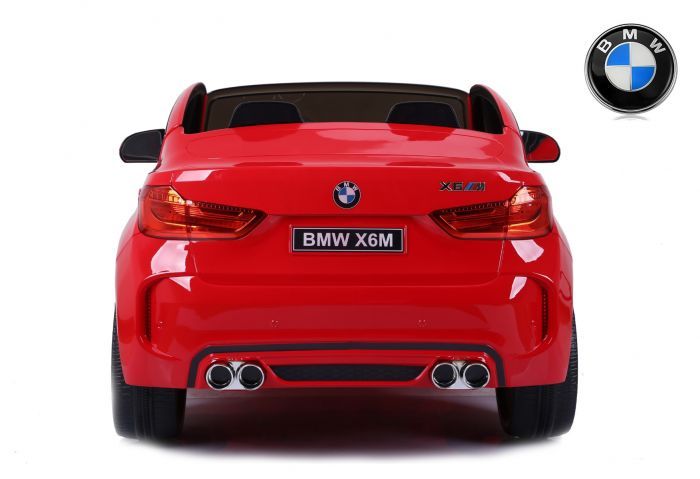 Masinuta electrica Kinderauto BMW X6M 12V XXL PREMIUM #Rosu