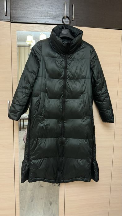 Зимний пуховик длинный
