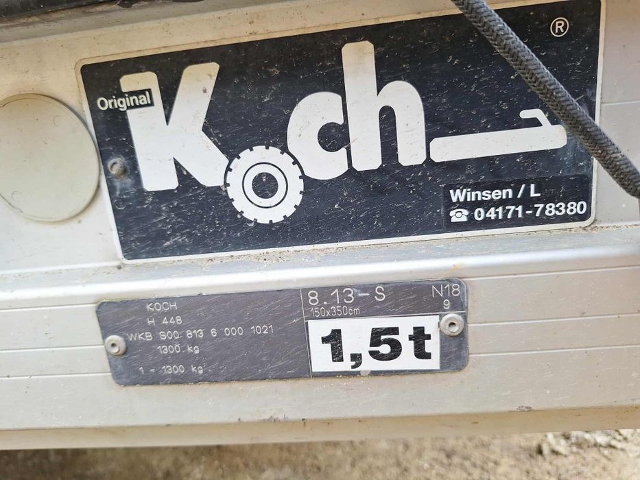 Remorca o axa koch