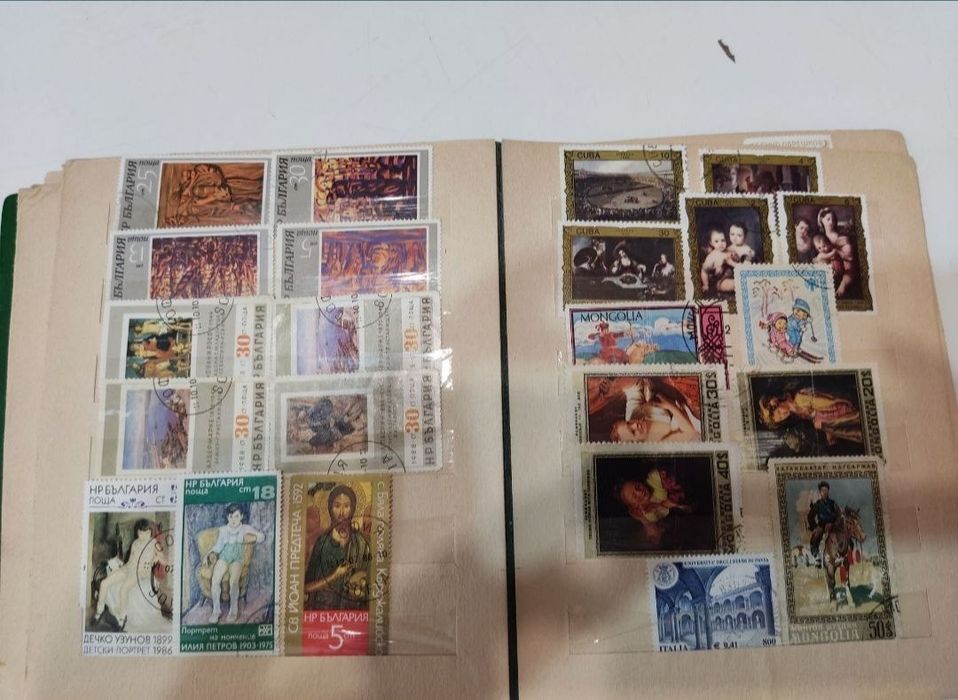 Марки советские + альбом