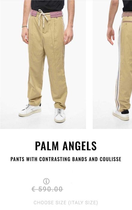 Palm Angels pantaloni M sau 48 italy, originali, retail 590 euro