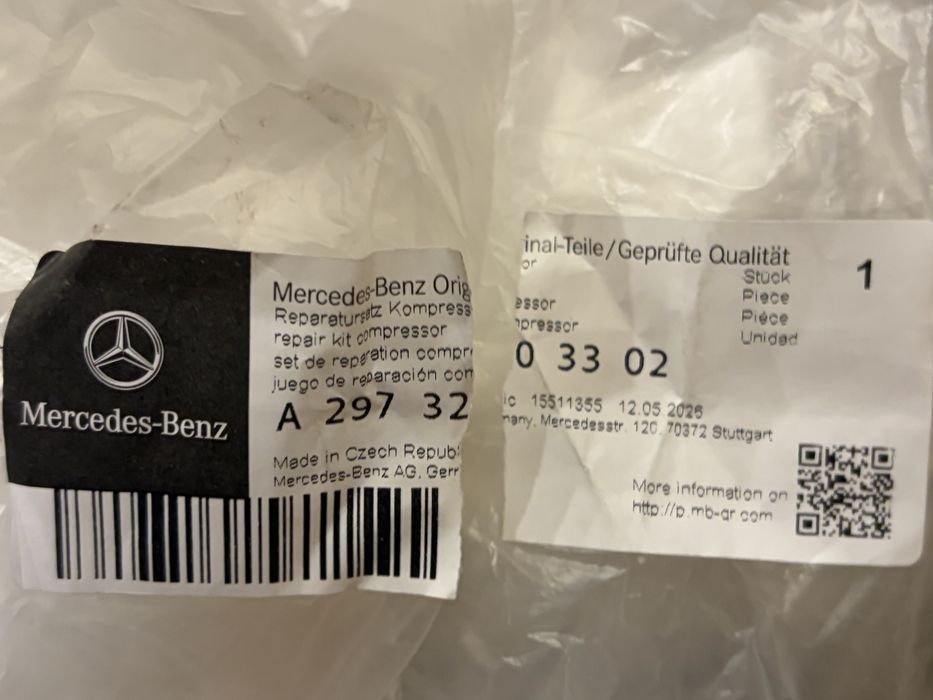 Pompă compresor suspensie Mercedes S-Class W223