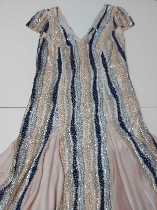 Rochie de seara cu margele si paiete