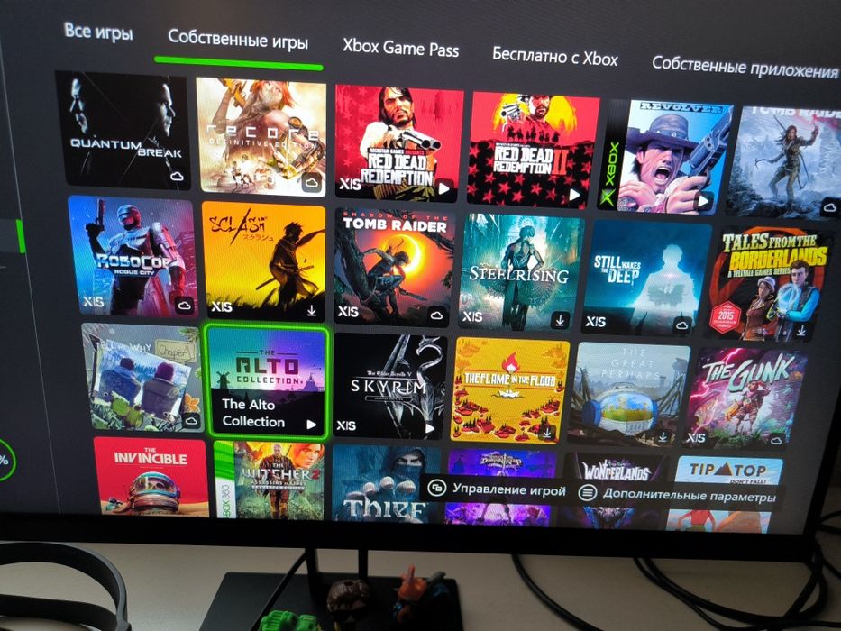 Xbox Series X с играми