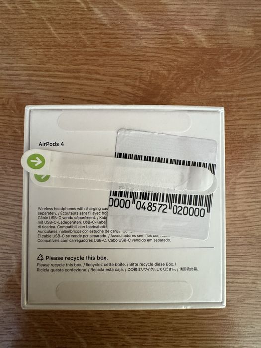 Airpods 4 лява слушалка