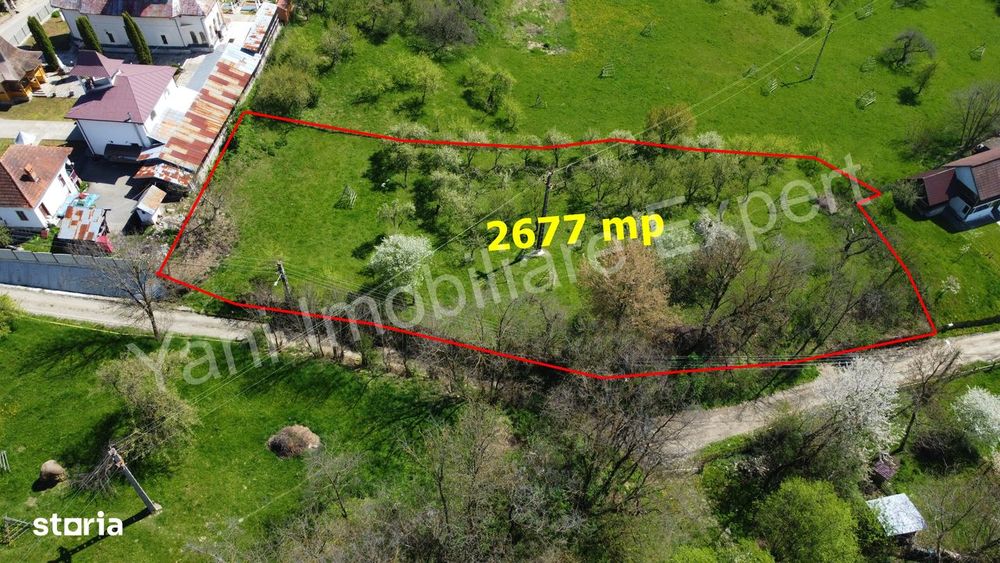 Teren 2677 mp de vânzare în comuna Valea Iașului, județ Argeș.
