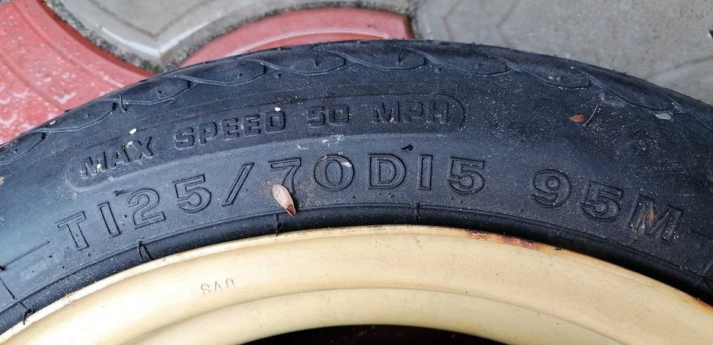 Vand rezerva slim Firestone T125/70/D15 95M - 5 prezoane