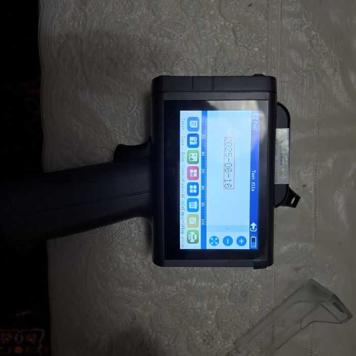 Logotip,sana,QRKod qoyadigan pistolet