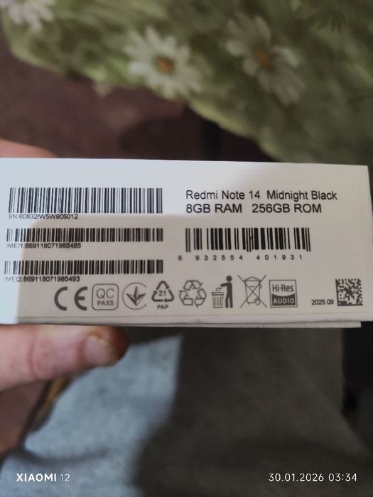 Redmi note14 256 8gb
