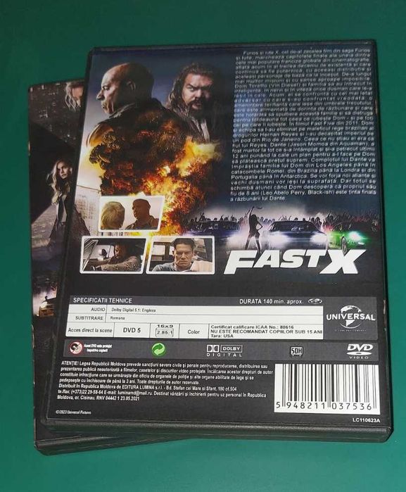 Fast X (2023) Furios și iute X - DVD subtitrat romana