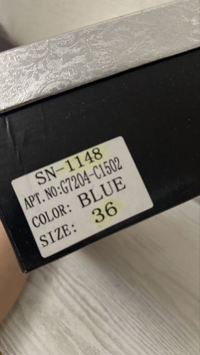 Туфли на высоком каблуке