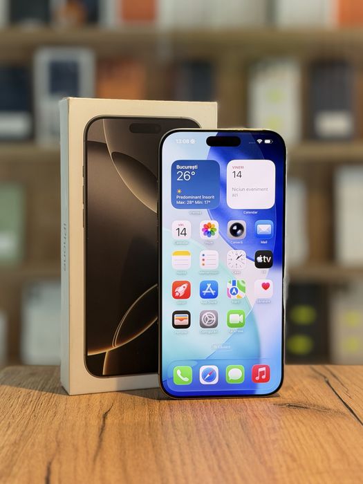 iPhone 16 Pro Max 256GB Natural/Baterie87%/Garantie 12 luni @atsgsm.ro