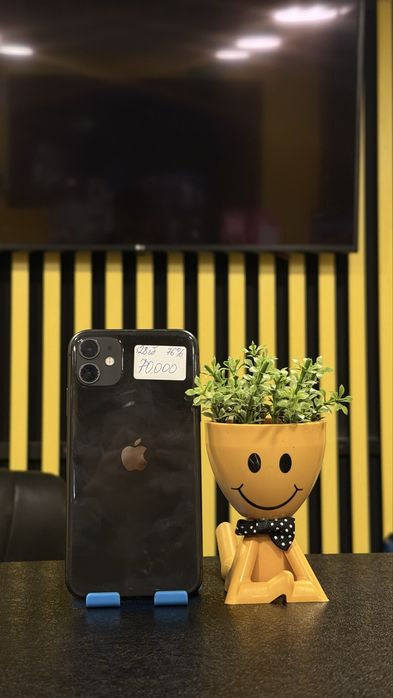 Iphone 11, 128gb, 76%акб, Kaspi 0-0-12