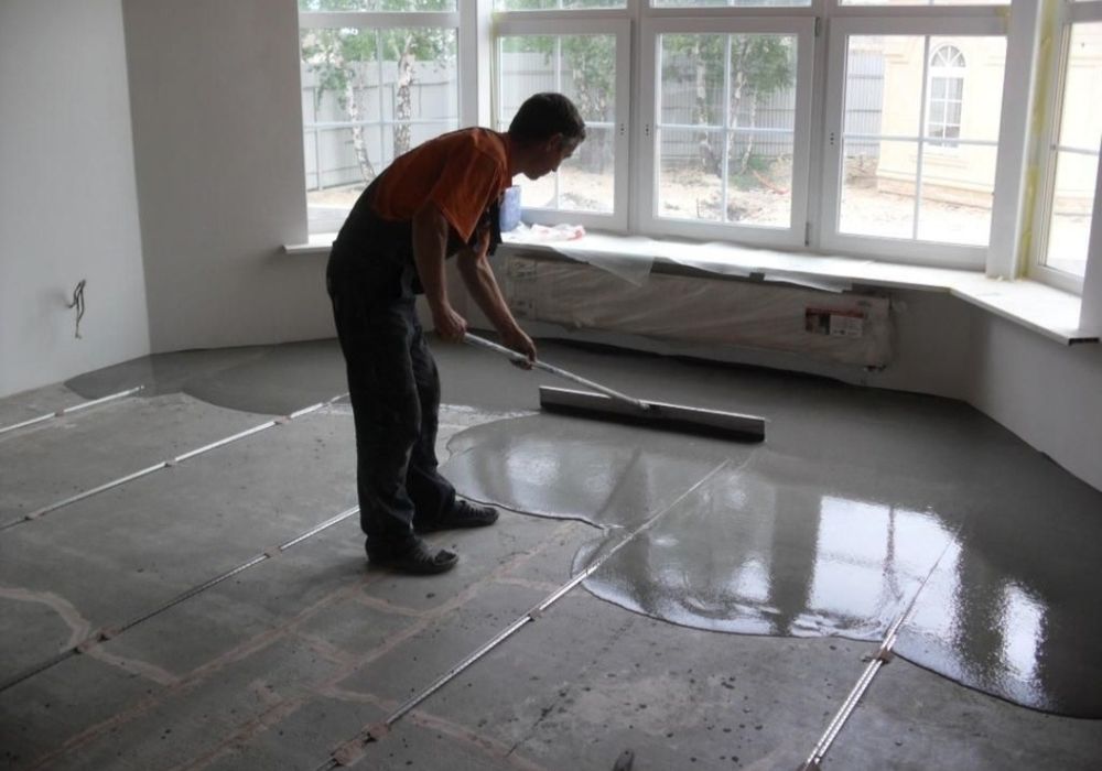 Профессиональная стяжка пола