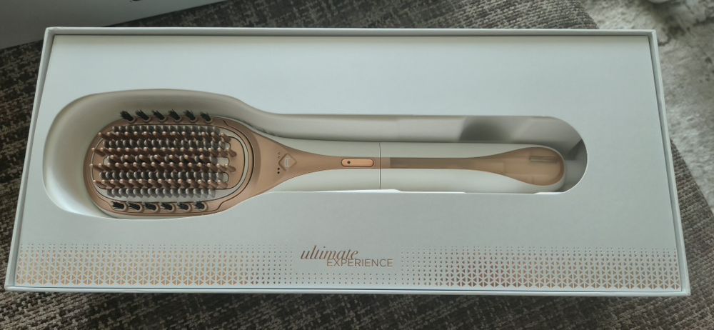 Perie reparatoare cu abur Rowenta Hair Therapist™ CF9920F0, 165 W