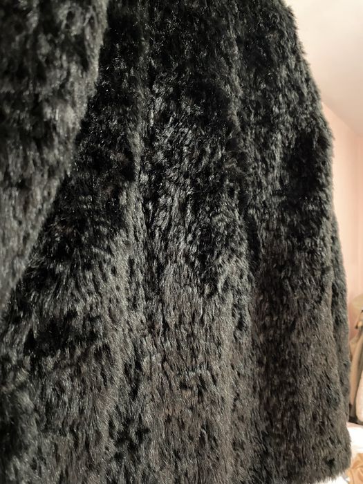 Bik Bok зимно палто,изкуствен косъм / Krizia Dior,естествен пух