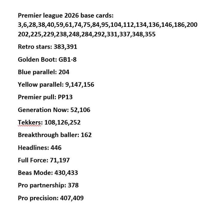 Premier league 25/26