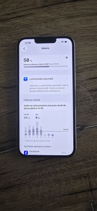 iPhone 13 Pro 128GB Alb – stare bună