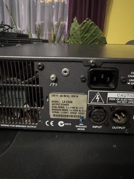 Amplificator Putere Dynacord LX2200 originala rcf fbt xa vl korg