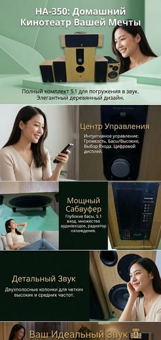 Продам домашний кинотеатр 5.1