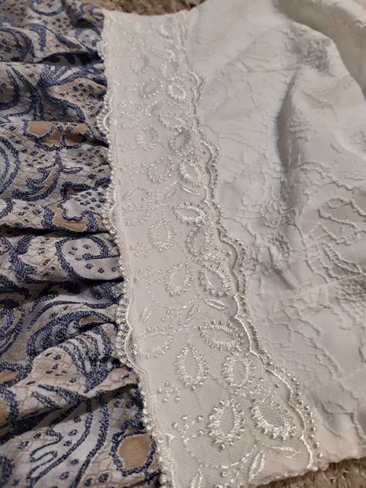 Rochie ocazie eleganta cu perlute la guler, marimea 40