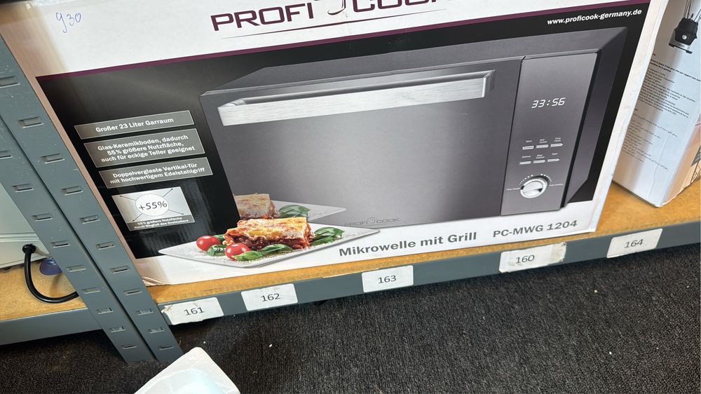 Cuptor cu microunde ProfiCook PC-MWG 1204, 23L, Grill