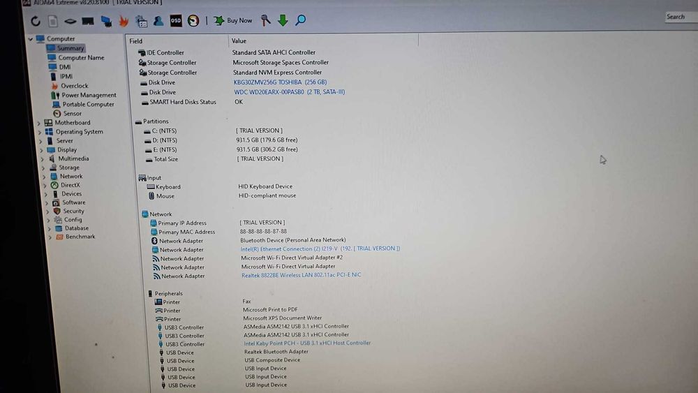 Intel I7 8700,Asus Rog Strix Z370-E Gaming,NVME 256Gb+2Tb hdd,RAM 16GB