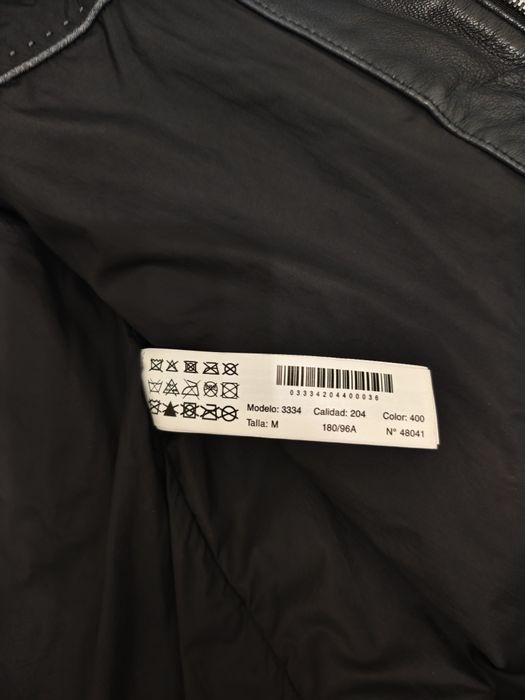 Кожаная куртка от Massimo Dutti