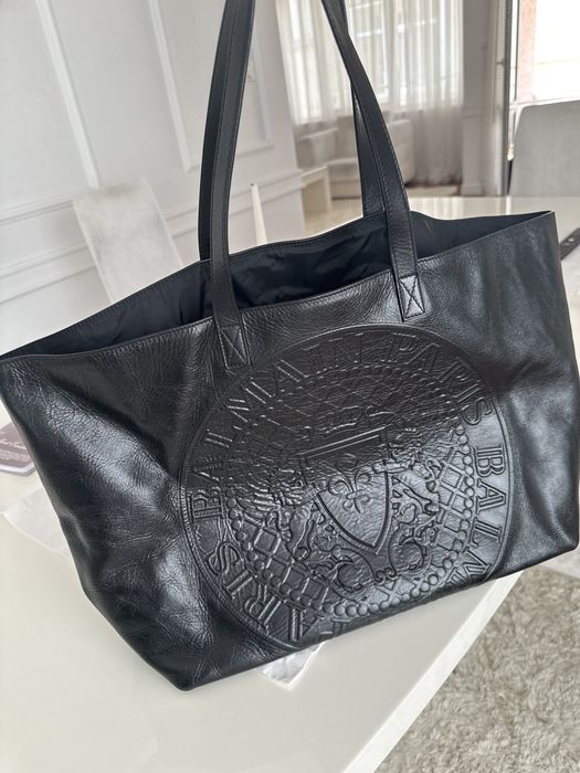 Чанта BALMAIN естествена кожа