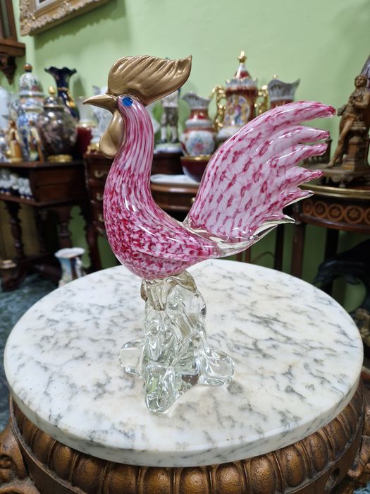 Прекрасна антикварна италианска фигура статуетка Murano