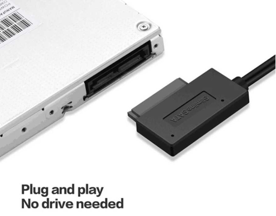 Adaptor usb la dvd laptop sata , il transforma in dvd extern