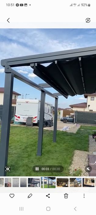 Pergole Terase Retractabile -Bioclimatice