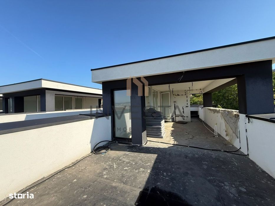 Casa moderna cu terasa panoramica de 40 mp, zona Voronet, Iris