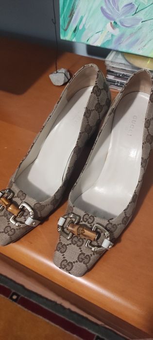 Обувки Gucci bamboo - оригинални