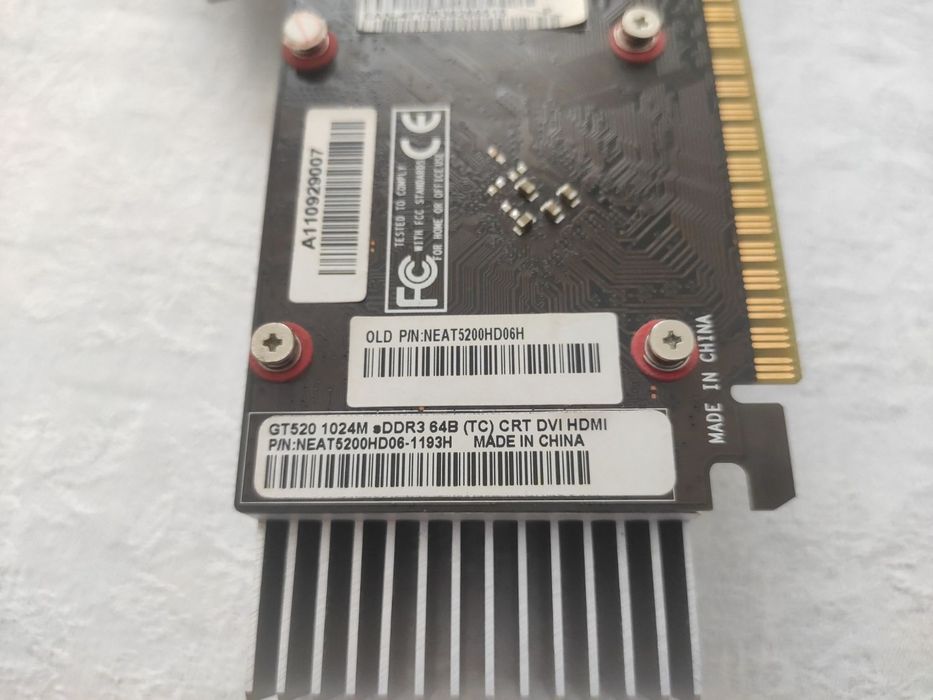 Видео карта GeForce GT520 1GB ddr3
