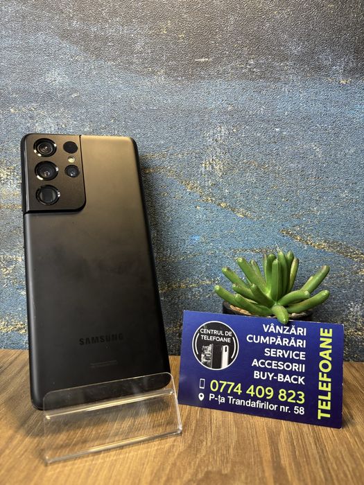 Samsung Galaxy S21 Ultra/128Gb/Garantie 2Ani Centrul de Telefoane/Rate