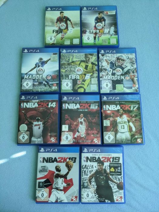 Игри за PS4 Fifa, NBA и Madden NFL