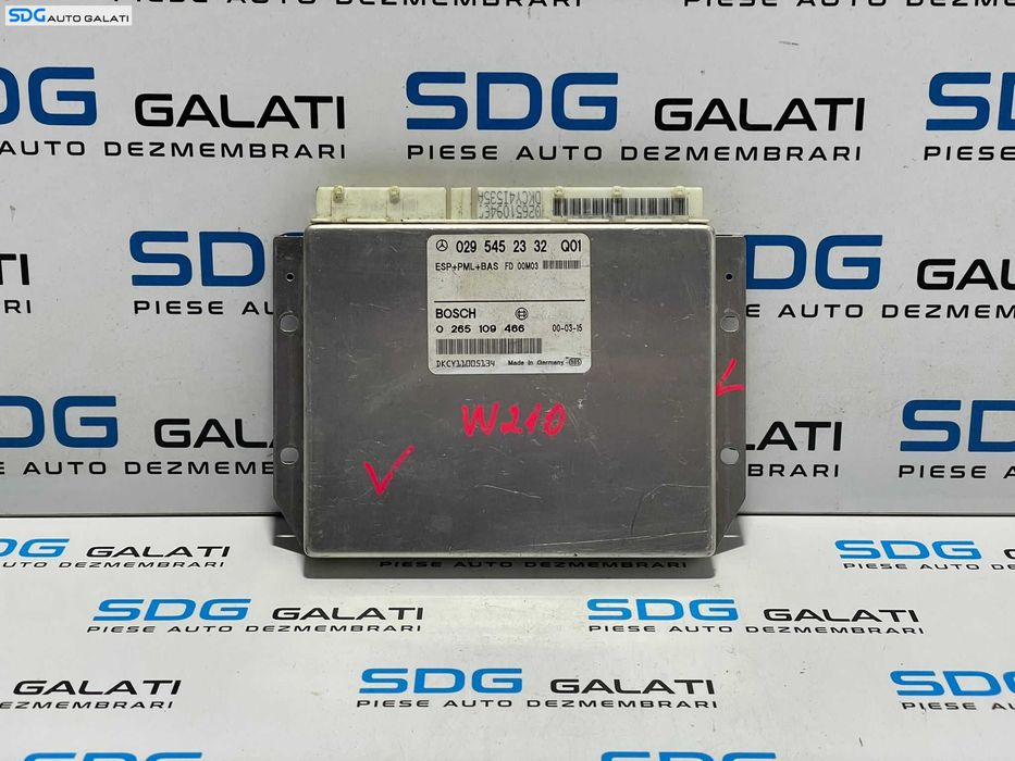 Modul Unintate Calculator Control ESP ASR ABS Mercedes Clasa E Class W210 1995 - 2002 Cod 0295452332 0265109466 [L3366]