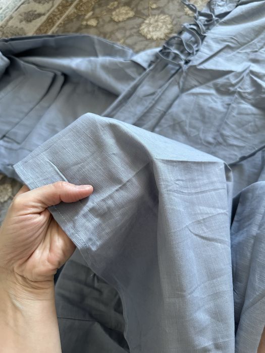 Платье из льна и абайя