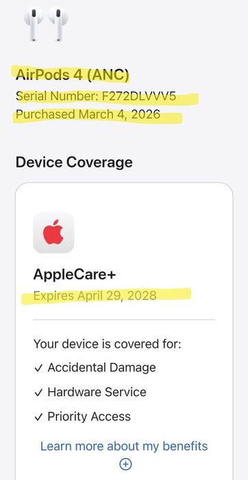 Apple airpods 4 (ANC)!Оригинални 100%