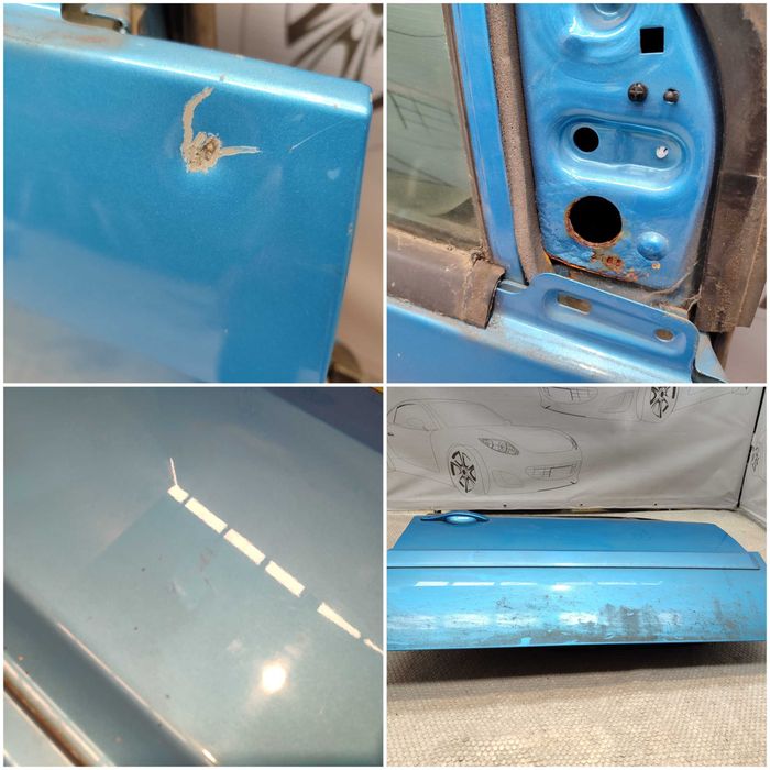 Ușă Față Dreaptă Ford Fusion Minivan Albastru Cod Culoare Vision 2009 / [2002-2005] / P9N11-N20124-ΚΑ (2D)