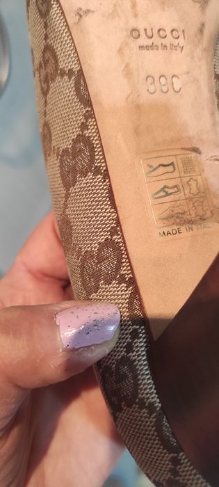 Обувки Gucci bamboo - оригинални