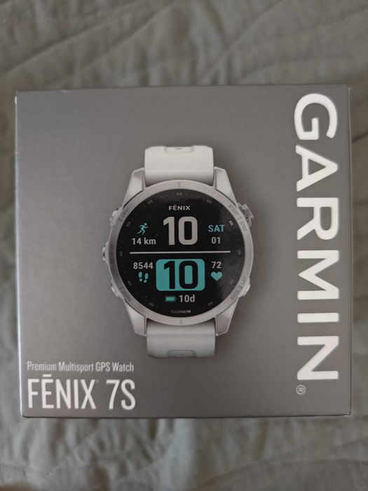 Часовник Smartwatch Garmin Fenix 7S, 42mm, Silver/Whitestone