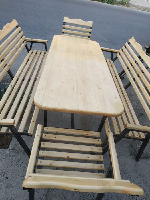 Дачный стол и стул
