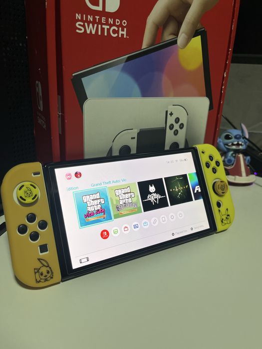 Nintendo switch oled прошитая,чипованная