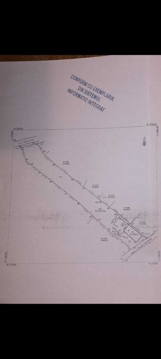 Teren intravilan Aleea 1 Drumul Muntenilor 1000 mp. (980 mp. acte / 1014 mp. din măsurători) – dublă deschidere – utilități