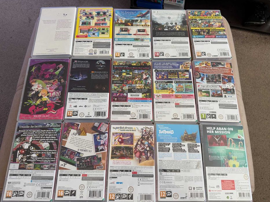 Комплект от 27 игри за Nintendo Switch като нови