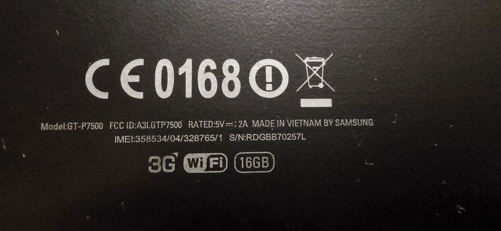 Tableta Samsung TAB GT-P7500 3G aproape noua